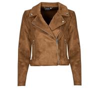 VERO MODA Vmjose Noos Veste Courte en Faux Daim Jacket, Cognac, M Femme
