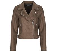 Vero Moda Veste courte Jose en cuir Marron Taille L Femme