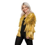 Veste Festival De Tinsel Fever Pour Femmes Costume De Carnaval Fête Rave