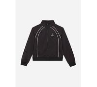 Veste Fille Zippé Col Montant Noir 10/12A