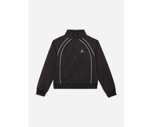 Veste Fille Zippé Col Montant Noir 10/12A