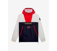 Veste fine à capuche Napapijri Rainforest noir blanc rouge - S