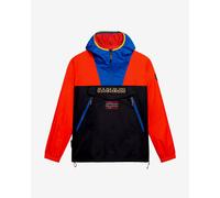 Veste fine à capuche Napapijri Rainforest rouge noir - XXS