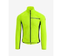 Veste fine coupe-vent Castelli Squadra Stretch jaune fluo gris - L