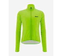 Veste fine coupe-vent Santini Nebula vert fluo - Coupe Classic - XS