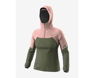 Veste fine Dynafit Alpine GORE-TEX vert forêt rose clair femme - L