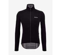 Veste fine imperméable Santini Guard Nimbus noir intense - Coupe Slim - L