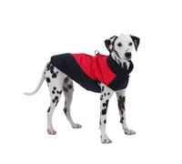 Veste for Chien Manteau réfléchissant Chaud | Bordure passepoil réfléchissante, fermeture facile à crochets et boucles, utilisation sous la pluie/neige/promenade nocturne.