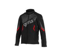 GMS Arrow Veste Softshell Moto, noir-rouge, taille L pour homme