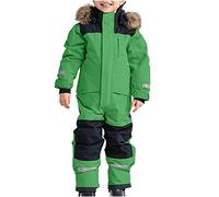Veste Habit de Neige une Pièce pour Enfant Hiver Chaud Tenue Couleur Unie avec Zippé et à Capuche pour Alpinisme Ski pour Garçons Filles Hiver Ensemble de Plein Air-Épaissi-Coupe-vent