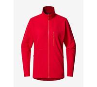 Haglofs Rosson Mid Full Zip Fleece Rouge M Femme
