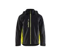 Veste hardshell BLAKLADER Déperlante T.4XL - NOIR/JAUNE FLUO - 479019779933-4XL G