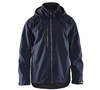 Veste hardshell Blaklader Bicolore coupe-vent Marine Foncé / Noir XL