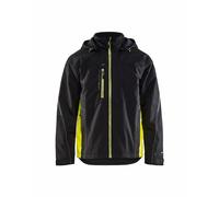 Veste hardshell BLAKLADER Déperlante T.XXL - NOIR/JAUNE FLUO - 479019779933-XXL G