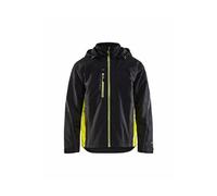 Veste hardshell BLAKLADER Déperlante T.4XL - NOIR/JAUNE FLUO - 479019779933-4XL