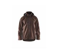 Veste hardshell BLAKLADER Déperlante T.XL - MARRON/NOIR - 479019777899-XL