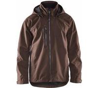 Veste hardshell BLAKLADER Déperlante T.XL - MARRON/NOIR - 479019777899-XL