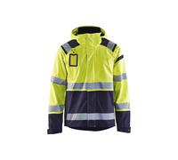 Veste hardshell stretch 2D haute-visibilité Blåkläder 4987 Jaune fluo/Marine Blaklader - 498719873389 XXL