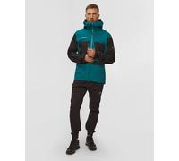 Veste Hardshell Turquoise Et Noire Pour Hommes Mammut Taiss Hs Hooded Jacket Men 101031790-40322