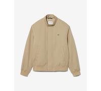 Veste Harrington en sergé déperlant Lacoste marron - L-XL