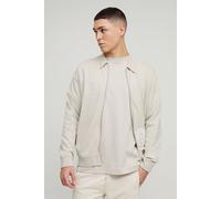 Veste Harrington habillée à broderies homme - pierre - M, pierre