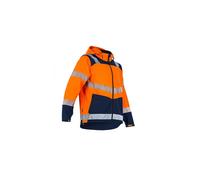 Veste haute-visibilité Cible - Softshell 3 couches - Orange/Marine - LMA - 2266
