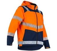 Veste haute-visibilité Cible - Softshell 3 couches - Orange/Marine - LMA - 2266