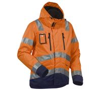 Blakläder Blakläder Blouson fonctionnel de signalisation, orange / bleu marine, Taille unisexe: L Quantité:1