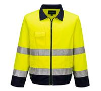 Veste HI-VIS madrid Jaune/Marine - PORTWEST - TX70YN