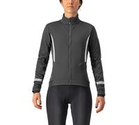 Castelli Dinamica 2 Jacket - Veste vélo femme Light Black / White Reflex XL