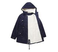 Veste Hiver Femme Mode Couleur Unie Manches Longues Matelassée Capuche Parka Épaisse Doublure Polaire Doudoune Chaude Coupe Ajustée pour Grand Froid Manteau Femme Hiver