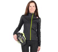 Castelli Transition Gore-tex Infinium™ Jacket Noir S Femme Dark Grey / Brilliant Yellow