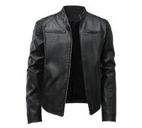 Veste Hiver Homme Simili Cuir Moto Homologué Jacket Vintage Perfecto Manteau Noir Blousons Mi Saison Sherpa Blouson Legere Punk Bombers