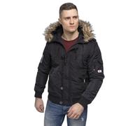 Lonsdale Doudoune d'hiver Jarreth Noir 100% Polyester Homme M