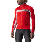 Castelli Mortirolo 6s Gore-tex Infinium™ Windstopper® Jacket Rouge M Homme Red / Silver / Red Reflex