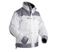 Veste hiver peintre Blanc/Gris clair 48651900 - Taille au choix