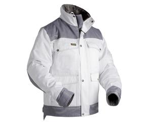 Veste hiver peintre Blanc/Gris clair 48651900 - Taille au choix