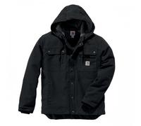 Carhartt Veste de Travail en Toile Lourde Délavée avec Doublure Sherpa Coupe Décontractée Homme, Noir, L