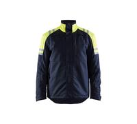 Veste hiver retardant flamme inhérent Steel Marine/Jaune-Fluo 45151519 - Taille au choix