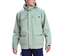 Veste Homme Amovible Deux Pièces Extérieur Anti Vent à Capuche pour Modularité et Adaptation aux Changements de Temps(Green, M)