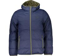 Veste homme bleue avec capuche & poches - légère & pratique pour les voyages, taille : M Couleur : Blu