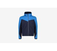 Veste Homme CMP CAMPAGNOLO Softshell Man Zip Capuche 33A2867 34NP Bleu Royal