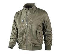 Veste Homme Col Baseball Layer avec Col Montant, Veste Pilote Simple, Style, Design Moderne Et Sportif, Parfaite pour Un Look Casual Et Dynamique avec Poches