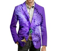 Veste Homme Costume Veste De Costume Homme Paillette Habillé Blazer Rouge Noir Col Mao Joker Autrichienne Tenue Chic pour Mariage Blazers Violette Disco Jacquard Queue Pie Deguisement Fluo Oversize
