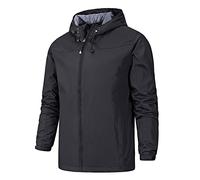 Veste Homme Extérieur Randonnée Coupe Vent Homme Sweat A Capuche Homme Manteau Homme Avec Poche Blouson Homme Mi Saison Parka Homme Chasse Veste Softshell Homme Zippé Homme Windbreaker Bombers Homme