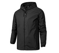 Veste Homme Extérieur Randonnée Coupe Vent Homme Sweat A Capuche Homme Manteau Homme Avec Poche Blouson Homme Mi Saison Parka Homme Chasse Veste Softshell Homme Zippé Homme Windbreaker Bombers Homme