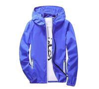 Veste homme fine réfléchissante imperméable mi saison | Veste fine réfléchissante homme imperméable pour été automne