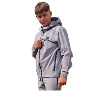 Veste homme Helvetica grise 04COMET - S - Helvetiva - Fermeture zippée - Matière souple et respirante M