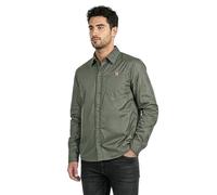Veste Homme Imperméable Coupe Vent - Blouson Mi Saison Sans Capuche Légère Resistante - Bomber Duvet Softshell Gilet Matelassé Chic (FR/ES, Alpha/lettres, TG, Taille normale, Taille normale, Vert)