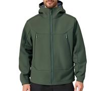 Veste Homme Mi Saison Imperméable Coupe Vent Softshell Homme, Veste décontractée Homme Coupe-Vent léger Softshell Capuche randonnée Toutes Saisons Couple Urbain extérieur